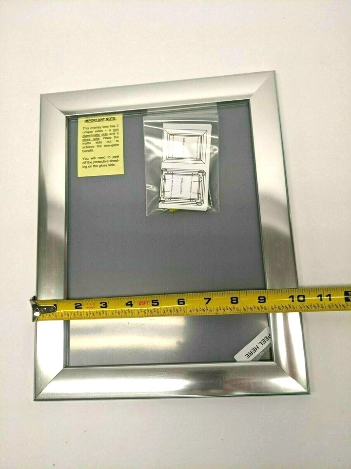 Alpina FF-ST 1.25" FlipUp Silver Front Load Frame 8.5" x 11" - Image 4 of 4