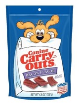 Canine Carry Outs Bacon Flavor Dry Dog Treats - 4.5oz