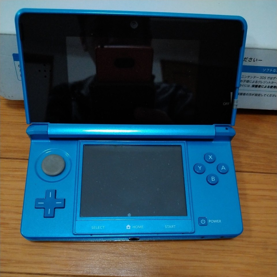 Light Blue Nintendo 3DS Console Region Free EXCELLENT CONDITION eBay