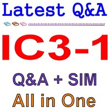 Computing Fundamentals IC3-1 Exam Q A SIM