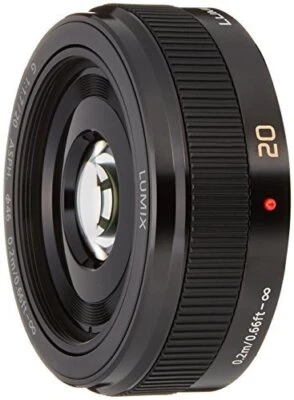 Objectif Panasonic LUMIX G 20mm F1.7 II ASPH noir 4/3 appareil photo H-H020A-... - Photo 1/3
