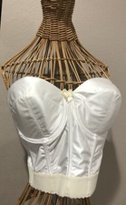 Va Bien Bustiers Bride White Sz-40C Smooth Hourglass 0798 Hook Eye 75- 345