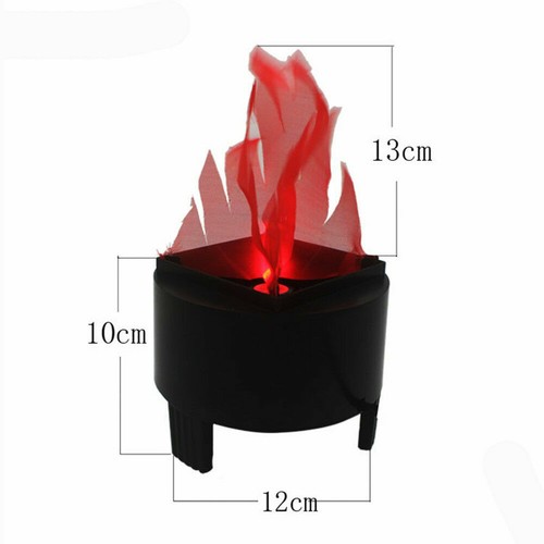 LED Artificial Fire Lamp Fake Flame Effect 3D Fire Campfire Light Xmas ...