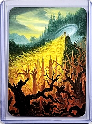 Sorcery Contested Realm TCG Alpha Exceptional Foil Cone of Flame