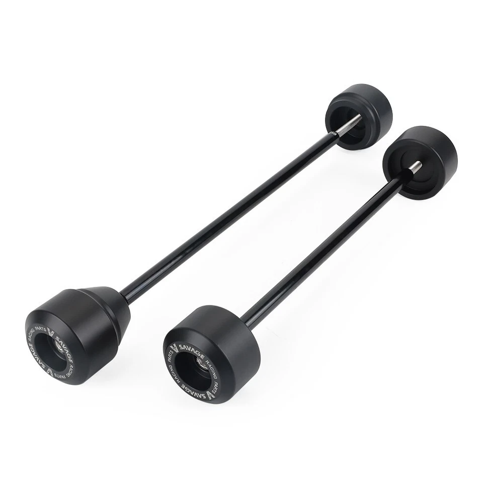 Para Yamaha MT-09 FZ-09 XSR900 Eje de rueda delantera trasera basculante Protector deslizante Choque Foto 4 de 4