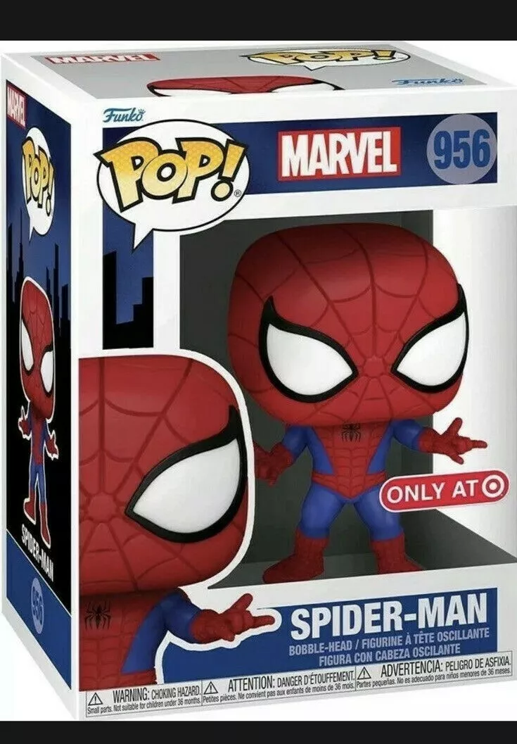  Funko Pop! Marvel: Animated Spiderman- Spiderman (Exc