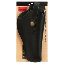 Genuine Leather Gun Holster Black 9” Recommended Barrel Length 3.5”- 5”