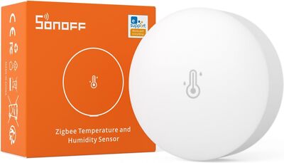 SONOFF Zigbee Temperature Humidity Sensor, with Comfort Alarm, Smart Hygrometer