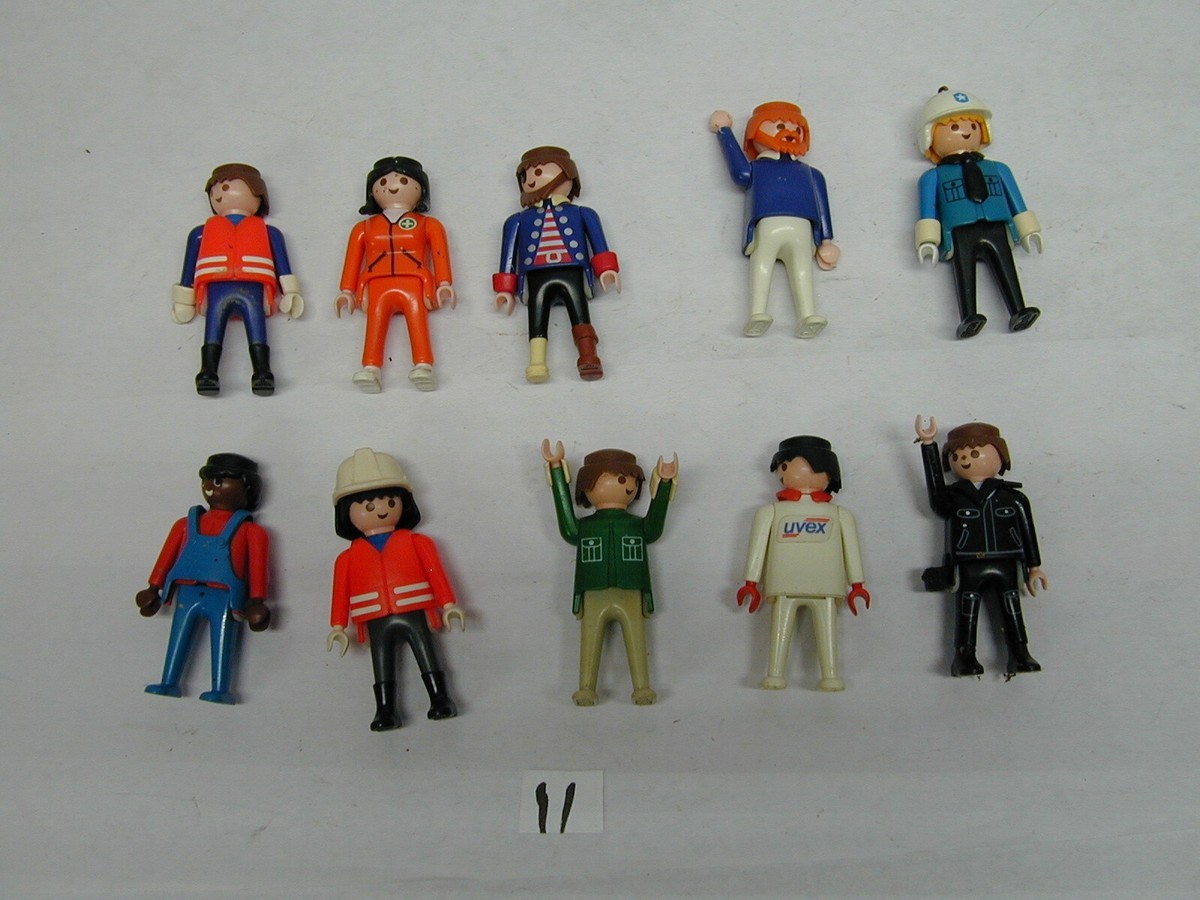 Vintage Playmobil Figures Accessories Lot of 10 Mixed Random