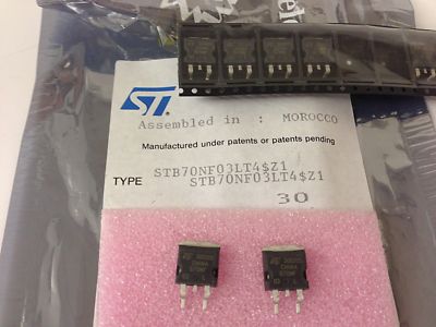 1 pieces STB70NF03L N MOSFET 30V 8mOhm 70A 100W D2PAK H7N0310LM