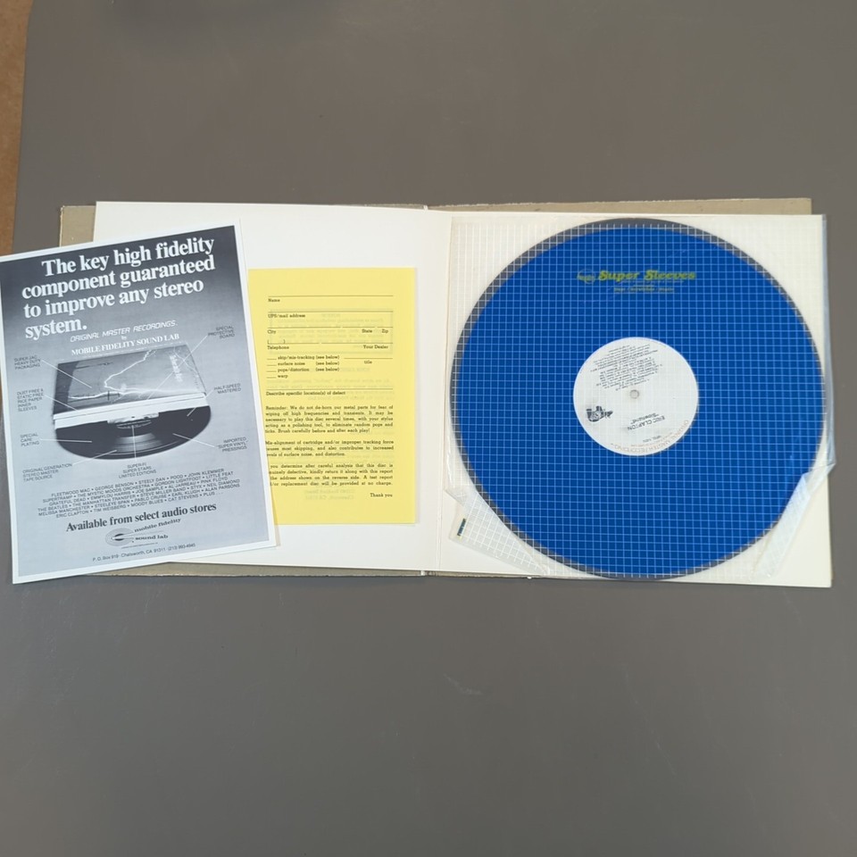 ERIC CLAPTON Slowhand (MFSL 1030, Original Master Recording) VINYL