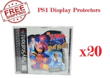 20 Sony PlayStation 1 PS1 Video Game Clear Plastic Protective Cases Display Box