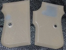 FIE Titan 25,Excam, Targa, Tanfoglio GT27 pistol grips antique ivory plastic