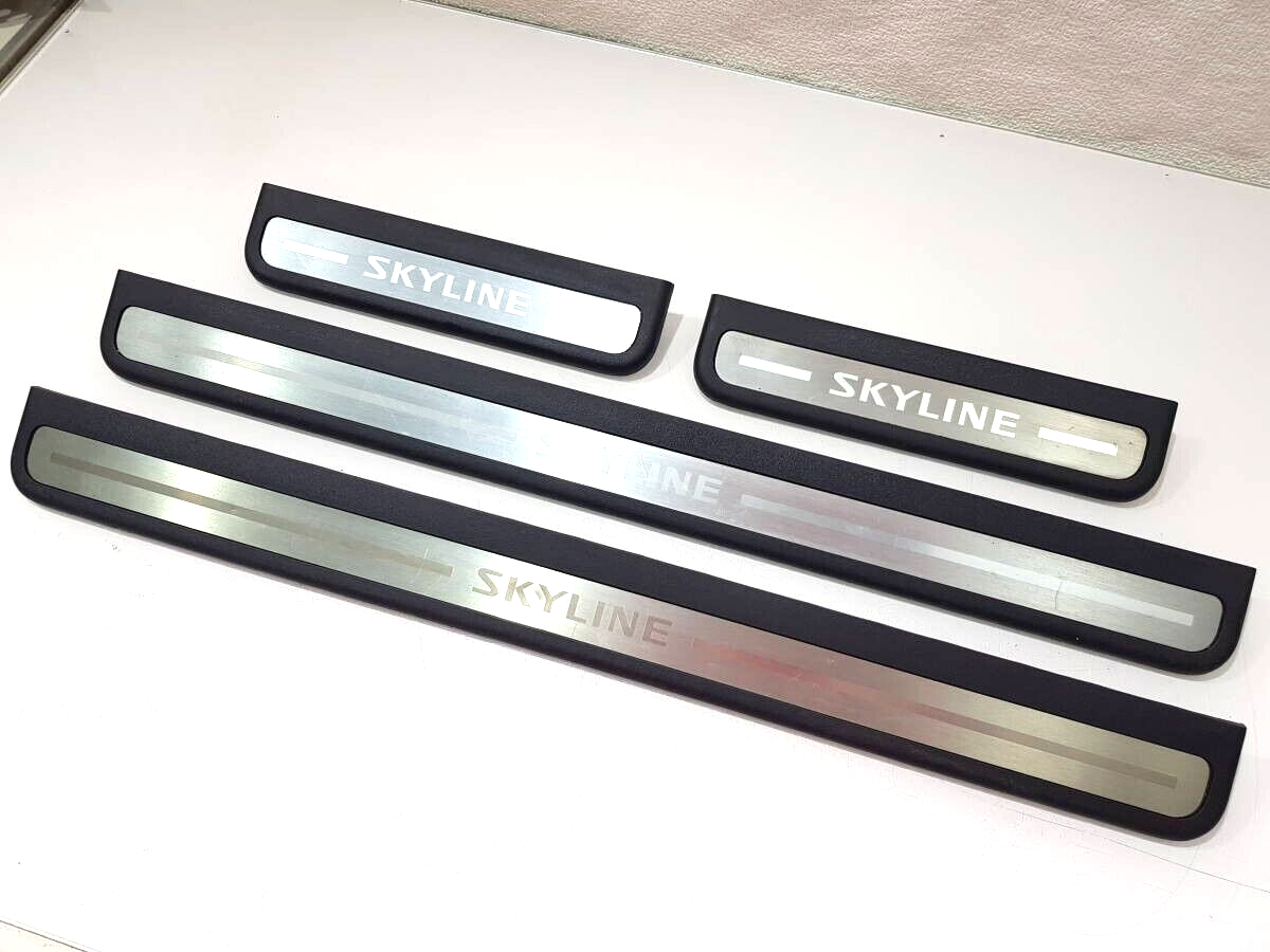 R31 スカイライン キッキングプレート NISSAN SKYLINE V36 SCUFF KICK PLATES | eBay