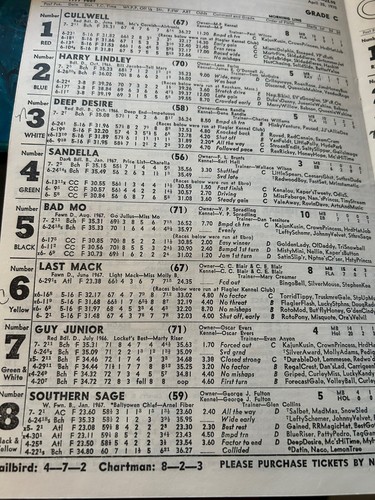 1970 Miami Beach Greyhound Program - Picture 5 of 5