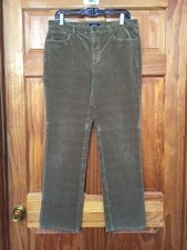 Size 10 Ralph Lauren Chaps Brown Corduroy Pants Mid Rise Straight Women’s