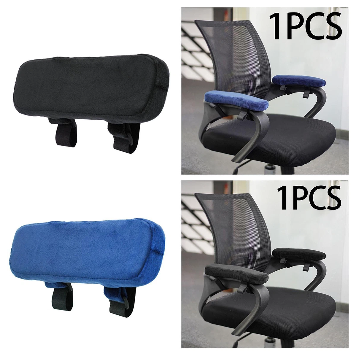 Armrest Pads Soft Removable Cover Arm Rest Pillow Chair Arm Rest Pillow Gaming