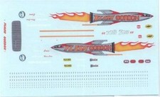 Yesteryear Flash Gordon Vega F/C waterslide Drag decal