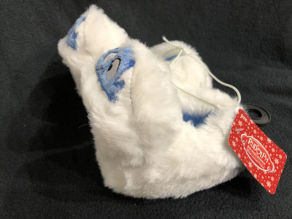 Zapatillas BUMBLE Abominable Muñeco de Nieve Bebé Niño Rudolf Blanco Talla 3 - Nuevas con Etiquetas Foto 4 de 4