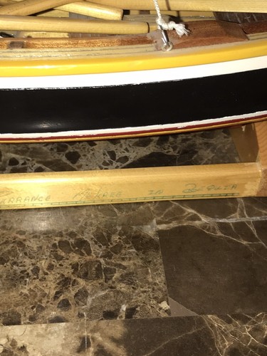 FABULOUS MODEL WHALING SHIP SAILBOAT ROW BOAT SCHOONER BEQUIA By TARRANCE MCKREE - Picture 8 of 21