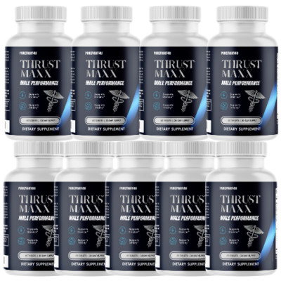 Thrust Maxx Daily Wellness Tablets for Energy & Endurance, 9 Bottles