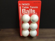 Vintage NESCO Table tennis balls six in a pack