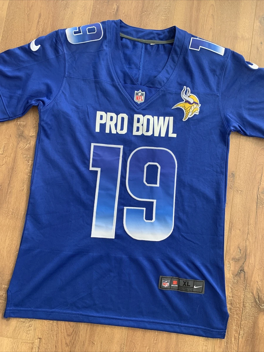 Nike Minnesota Vikings No19 Adam Thielen Royal Women's Stitched NFL Limited NFC 2018 Pro Bowl Jersey