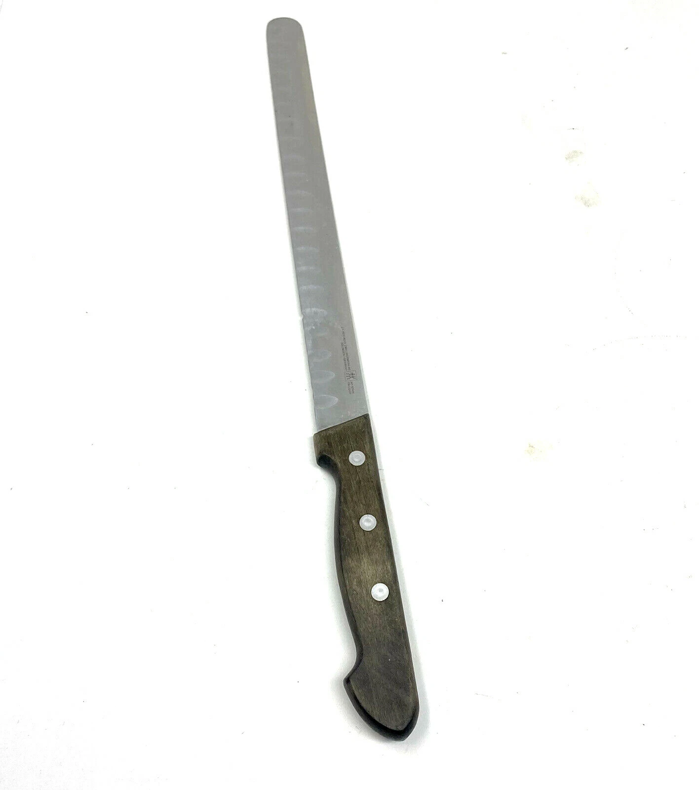 J.A. Henckels Zwillingswerk Germany Chef's Carving Serrated Knife No Stain 10"