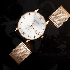 Thick Watch Strap Band Stainless Steel Mesh Bracelet 10-21mm Watchband