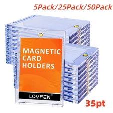 Magnetic Card Holder 35PT One Touch Trading Sports Cards Protector 5/25/50 Pack