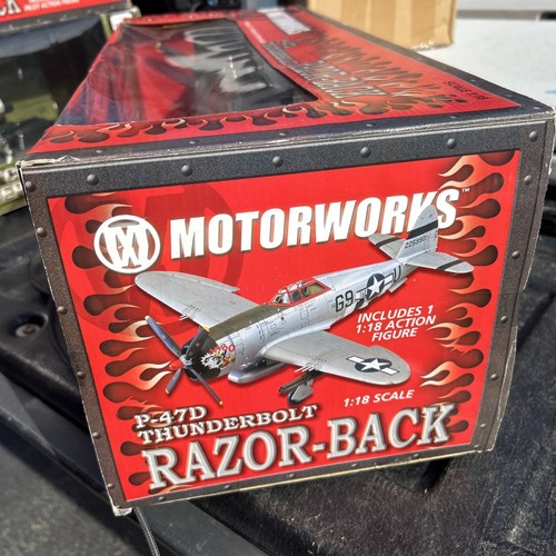 Neu Motorworks Maßstab 1:18 P-47D Thunderbolt Razor-Back 1/18 „Jabo“ „G9“ - Bild 3 von 5