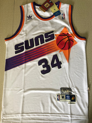 Charles Barkley Phoenix Suns White Basketball Jersey - NWT - Multiple Sizes