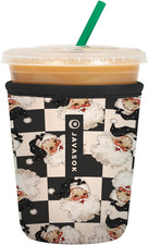 Javasok Iced Coffee Cold Soda Insulated Neoprene Cup Sleeve Small: 16-20Oz