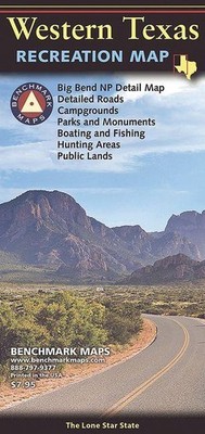 Texas West Recreation Map | National Geographic Maps | englisch
