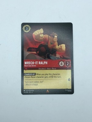 Disney Lorcana Reign of Jafar Wreck It Ralph Back Seat Driver 135/204 Non Foil