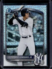 2025 Bowman Draft George Lombard Jr. Chrome Refractor #BDC-43 Yankees