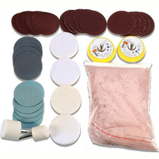 Glass Polishing Kit, 34Pcs/Set Multifunctional Scratch Remover Window Repair Too