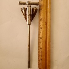 Ludwig/WFL 6"Nickel Bass Drum Bow-Tie Tension T-Rod Claw Vintage50s Keystone USA