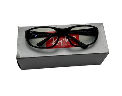 Ray-Ban Daddy-O RB2016 601/8F Men's Wrap Sport Sunglasses Black Damage Box Italy