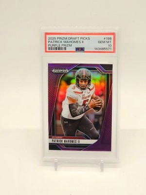 2025 Panini Prizm Draft Picks - Patrick Mahomes II #198 Purple Prizm /99