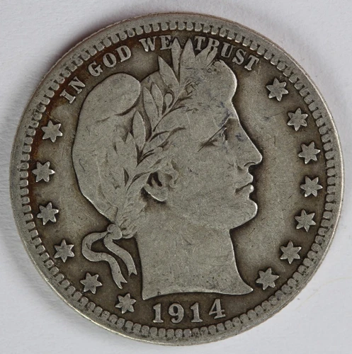 F 1914 D Barber Quarter