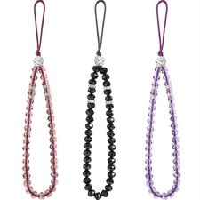 Beaded Phone Chain Phone Case Rope Crystal Beads Phone Lanyard Phone Accessories