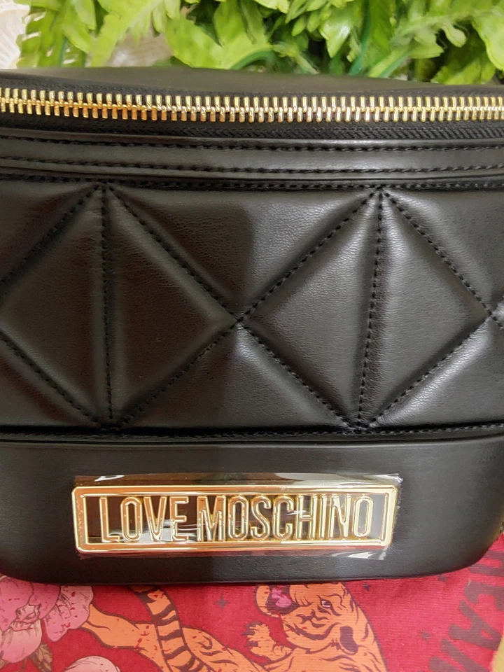 Love Moschino Quilted, Front Logo Belt Bag - image 2 of 4