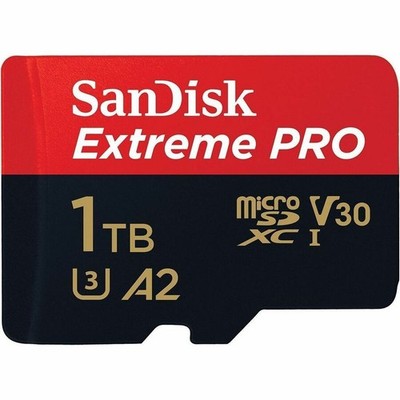 SanDisk Extreme PRO 1 TB Class 3/UHS-I U3 V30 microSDXC 1 SDSQXCD1T00GN6MA