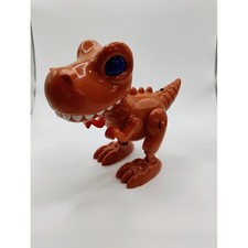 Brown Toy Robotic Light Up Tyrannosaurus Rex with Sound T-Rex Figure