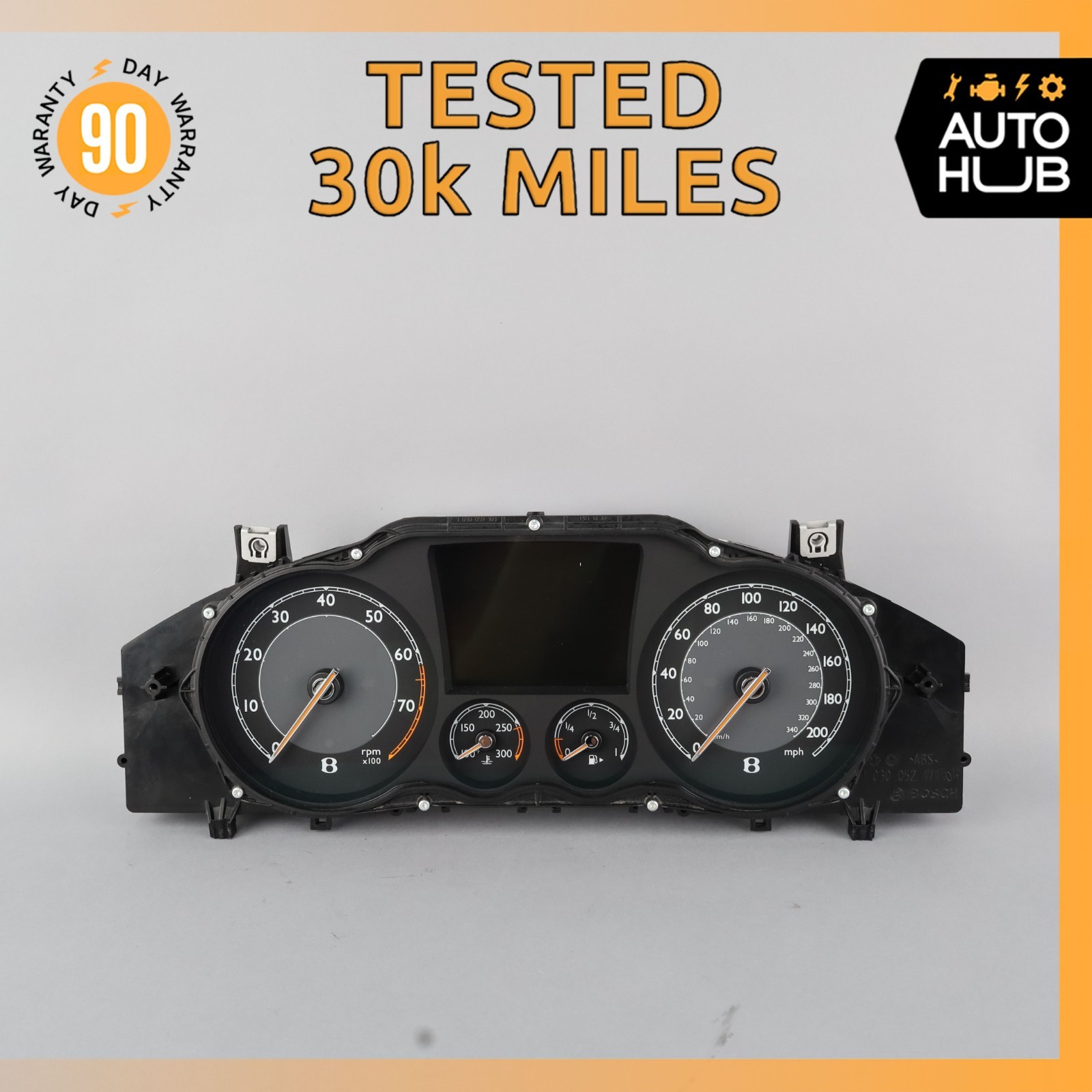 13-14 Bentley Continental GT GTC Instrument Cluster Speedometer OEM 30k