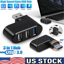 3 Port High Speed USB 3.0 Multi HUB Splitter Expansion Desktop PC Laptop lot