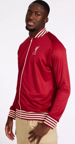 LIVERPOOL FC LFC BILL SHANKLY RED TRACK JACKET CLASSIC RARO UOMO LARGE NUOVO CON ETICHETTE - Foto 5 di 6