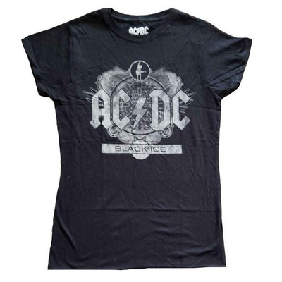 Damen Ac/Dc Black Ice Official Tee T-Shirt
