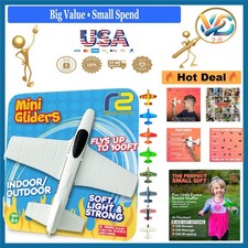 Kids Foam Airplane Toy Mini Glider for Boys  Girls Indoor Outdoor Fun